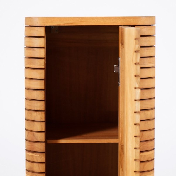 Colonne en rangement en bois de teck - Lattis