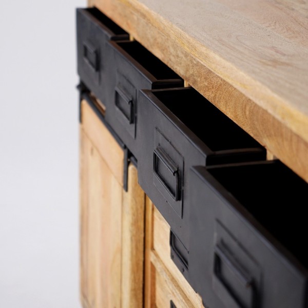 Buffet industriel bois et métal 150cm - Paris