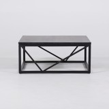 Table basse carrée en marbre noir - Verona