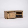 Meuble TV industriel bois et métal 120 cm - Paris