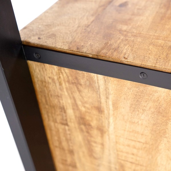 Etagère bois et métal 90cm - Kansas