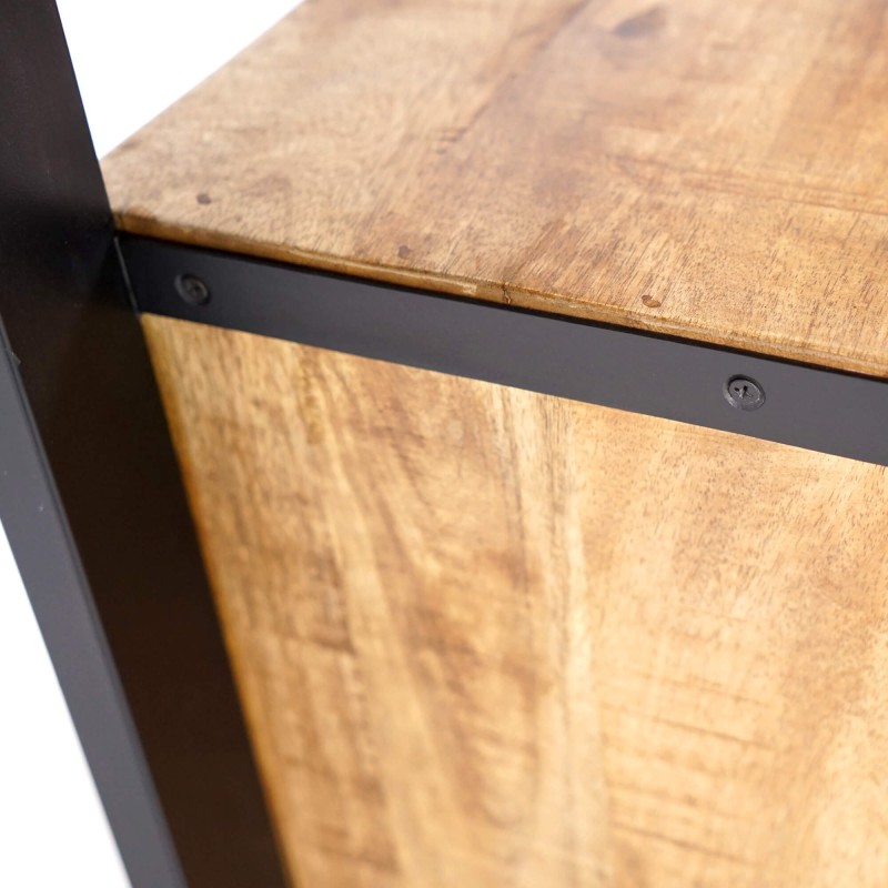 Etagère bois et métal 90cm - Kansas