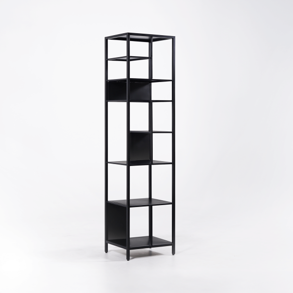 Étagère en métal noir 40 x 180 cm - New York