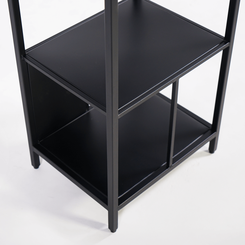 Étagère en métal noir 40 x 180 cm - New York