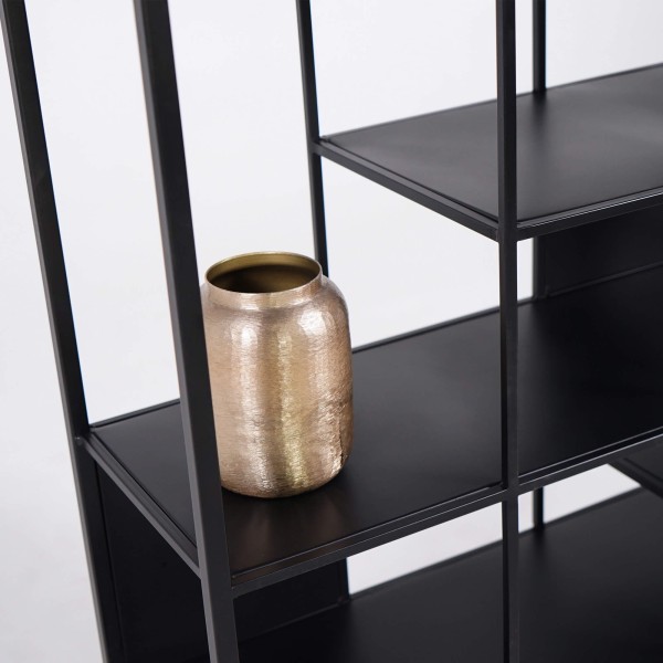 Étagère en métal noir 90 x 180 cm - New York