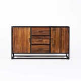 Buffet 160 cm en bois recyclé - Recycled