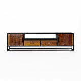 Meuble TV en bois recyclé 200 cm - Recycled