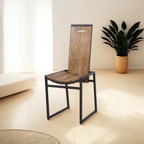 Chaise bois metal - Classy