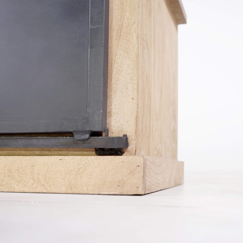 Meuble tv bois massif et metal style industriel​ 150 cm - Detroit