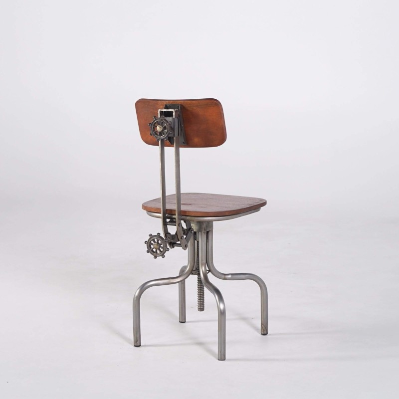 Chaise industrielle architecte