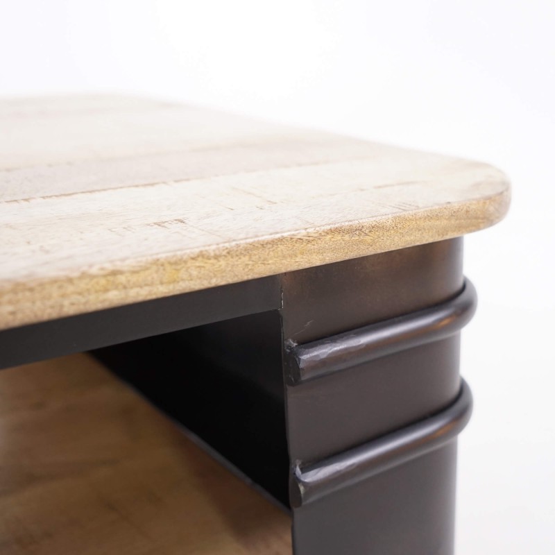 Table basse bidon de style industriel - Artisto