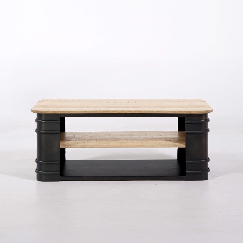 Table basse bidon de style industriel - Artisto