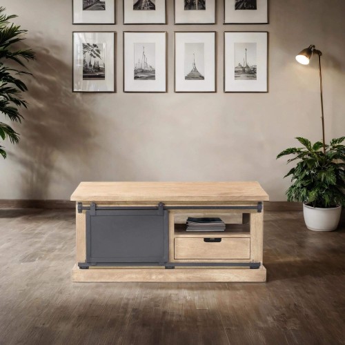 Table basse bois massif et...