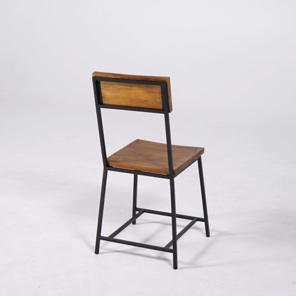 Chaise bois et métal Robin