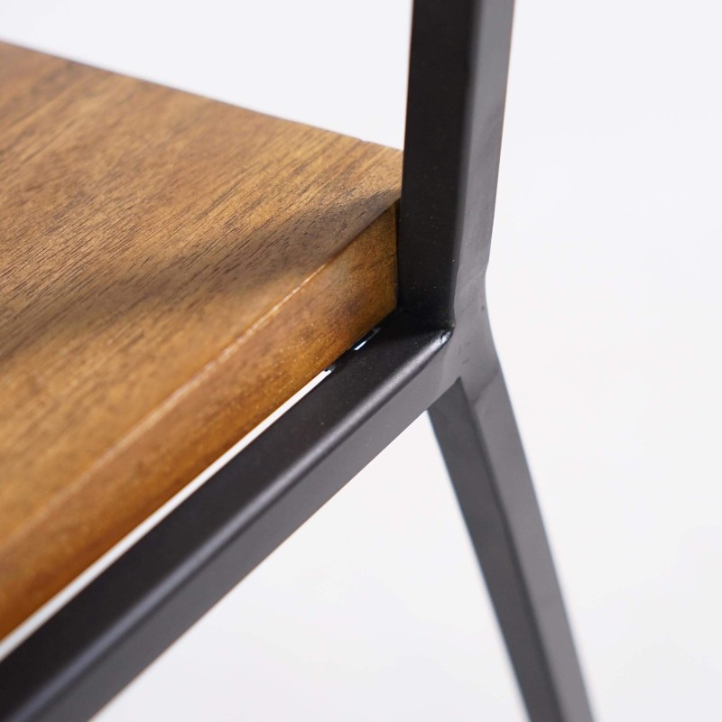 Chaise bois et métal Robin