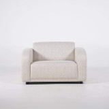 Fauteuil en tissu chenille - Syra