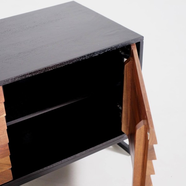 Meuble TV en bois naturel 150cm - Tamara