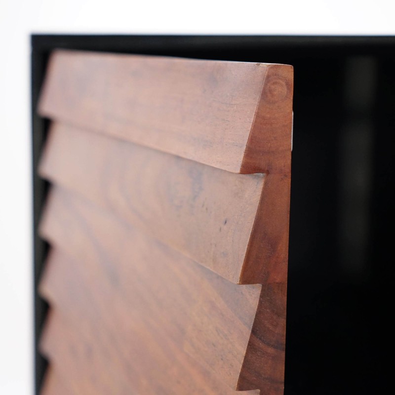 Armoire haute en bois massif 80cm - Tamara