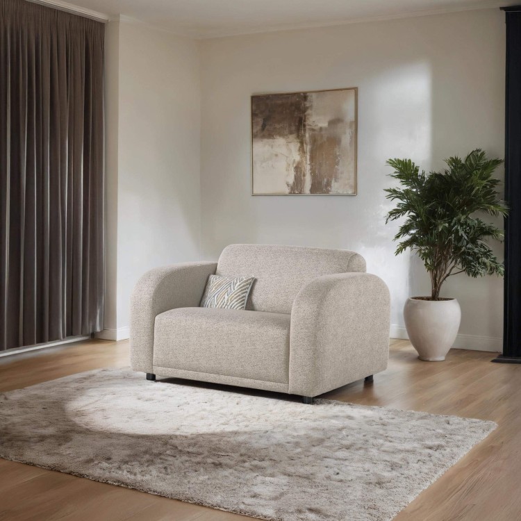 Fauteuil en tissu chenille - Syra