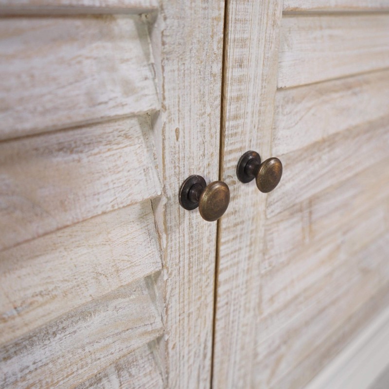 Buffet blanc en bois naturel - Sea side