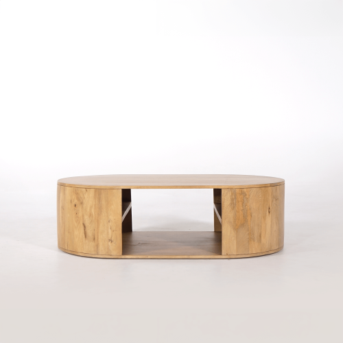 Table basse design en bois massif - Timea