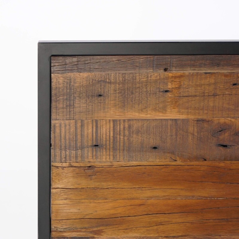 Tête de lit en bois recyclé - Recycled