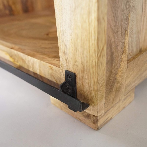 Meuble TV industriel 180 cm avec 4 tiroirs - Paris