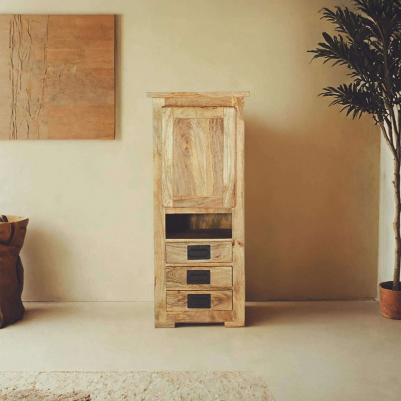 Meuble de rangement bois et métal - Paris