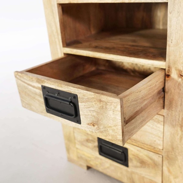 Meuble de rangement bois et métal - Paris