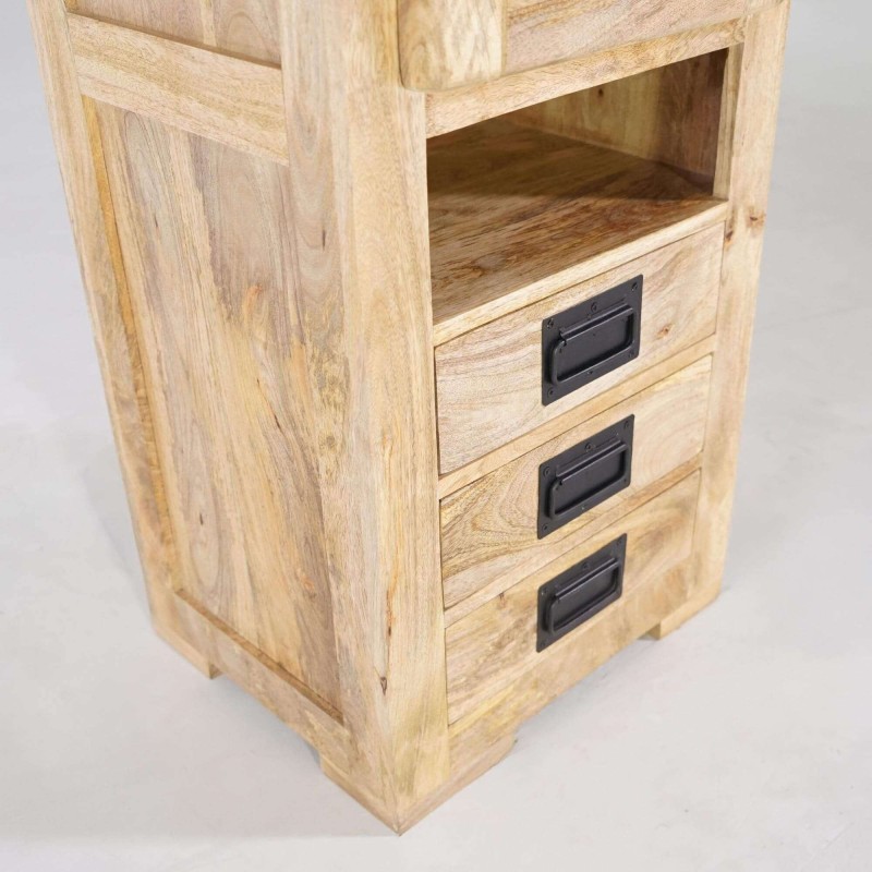 Meuble de rangement bois et métal - Paris