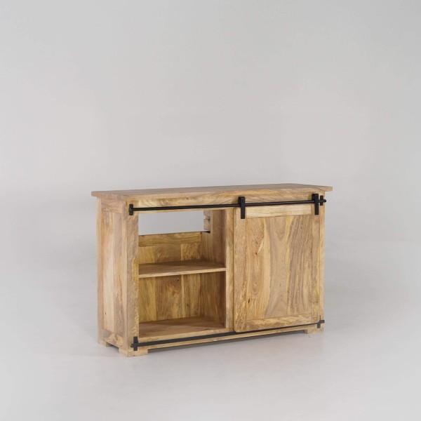 Meuble sous vasques bois et métal - Paris