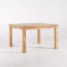 Table à manger carrée en bois massif - Paris