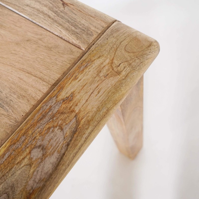 Table à manger carrée en bois massif - Paris