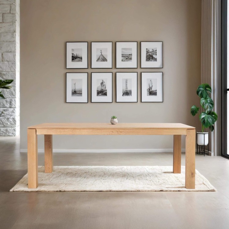 Table à manger en chêne massif 200 cm - Yseult