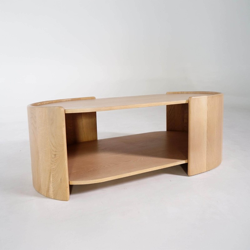 Table basse design en bois de chêne - Lago