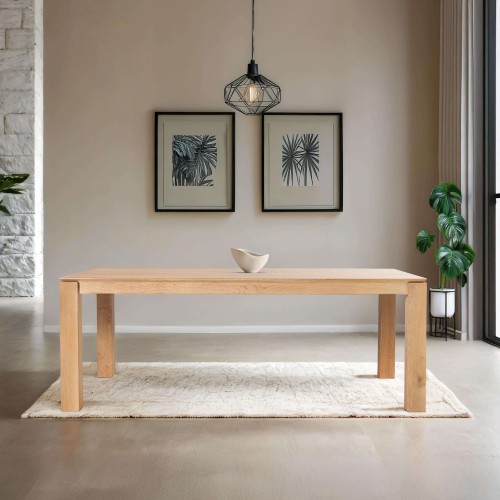 Table à manger en chêne massif 200 cm - Yseult