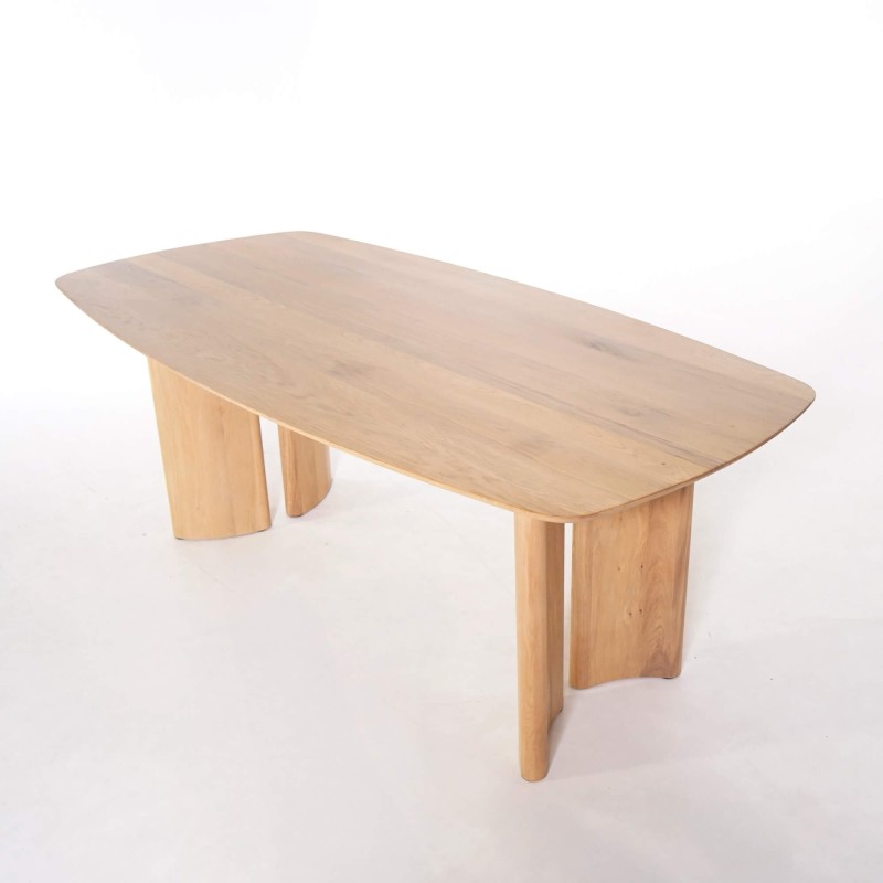 Table pour salle à manger en chêne massif 200 cm - Lago