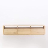 Meuble TV en chêne naturel 200 cm - Yseult