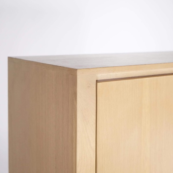 Armoire buffet en chêne naturel 120 cm - Yseult