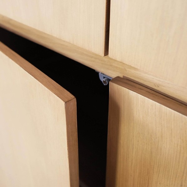 Armoire buffet en chêne naturel 120 cm - Yseult