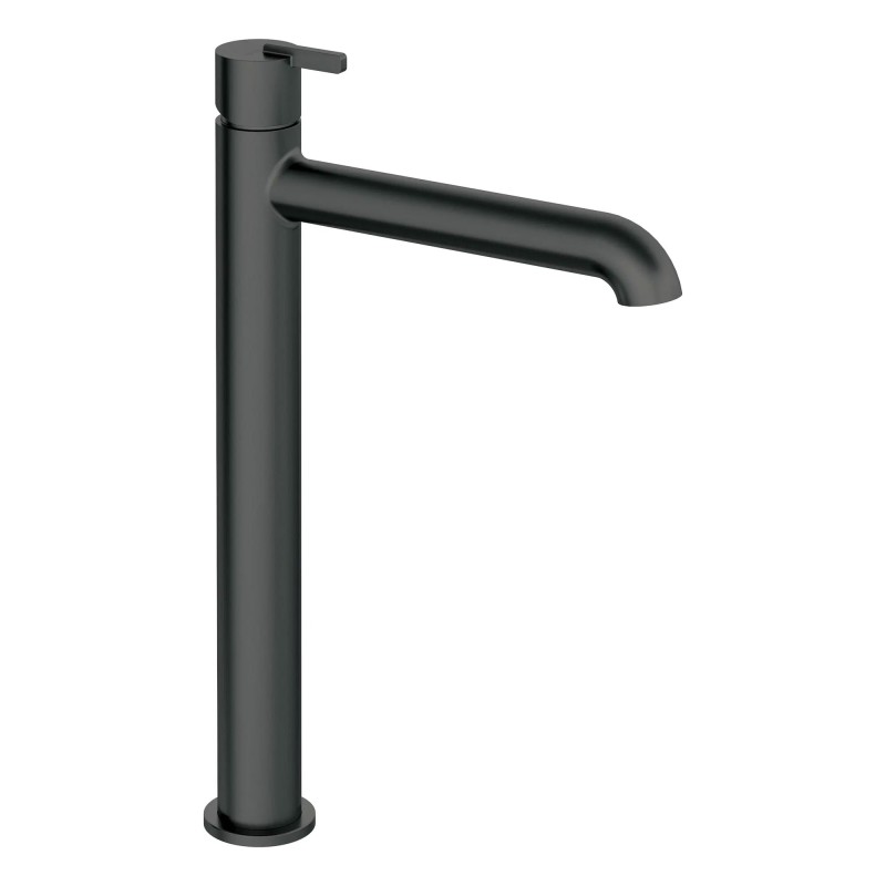 Robinet pour vasque à poser avec mitigeur thermostatique Silia, Nero