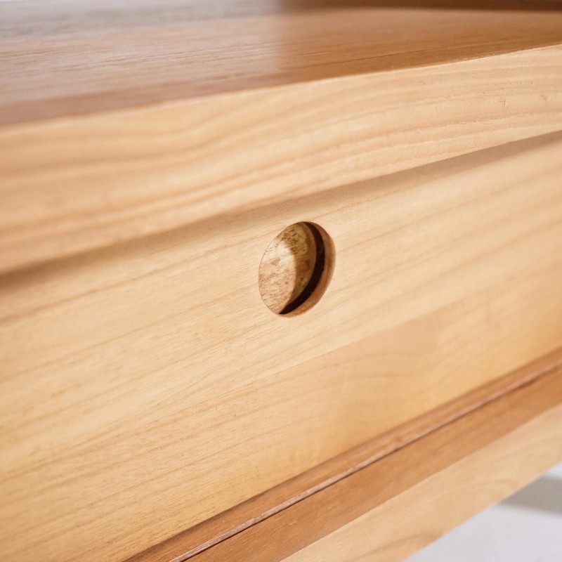 Meuble TV en bois massif 100 cm - Rohini