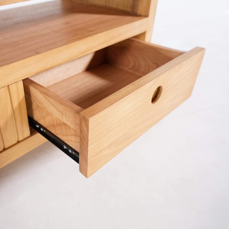Meuble TV en bois massif 100 cm - Rohini