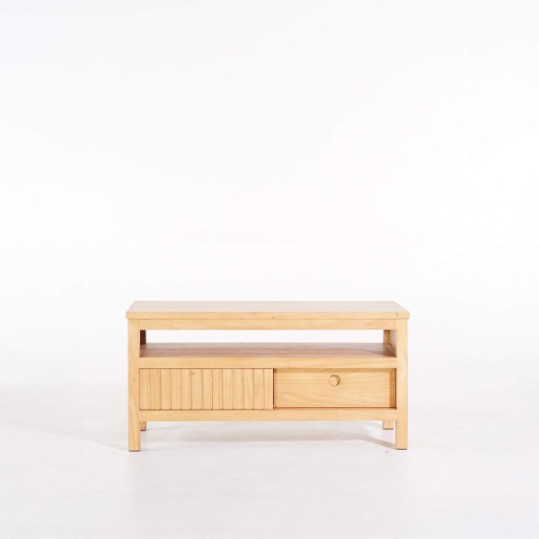 Meuble TV en bois massif 100 cm - Rohini