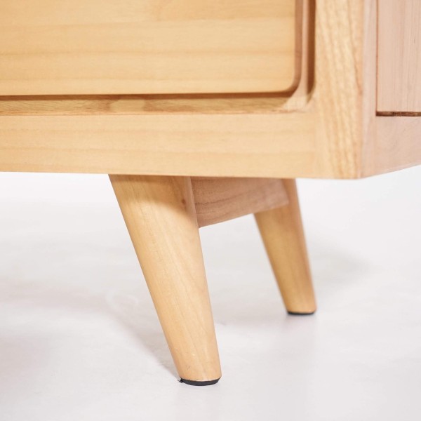 Meuble TV en bois massif 140 cm - Pragati