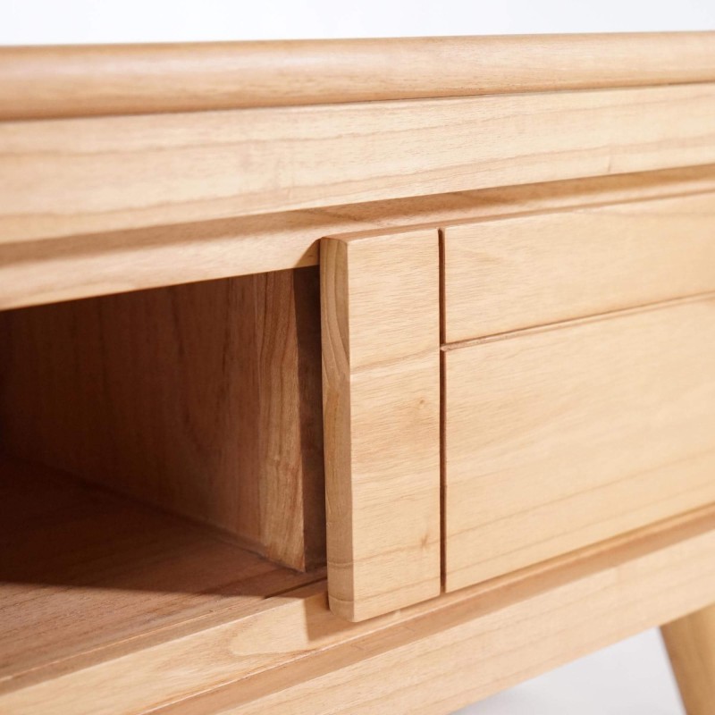 Meuble TV en bois massif 140 cm - Pragati