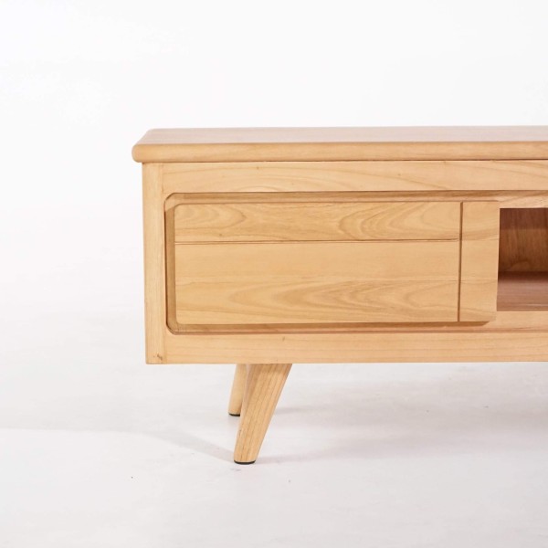 Meuble TV en bois massif 140 cm - Pragati