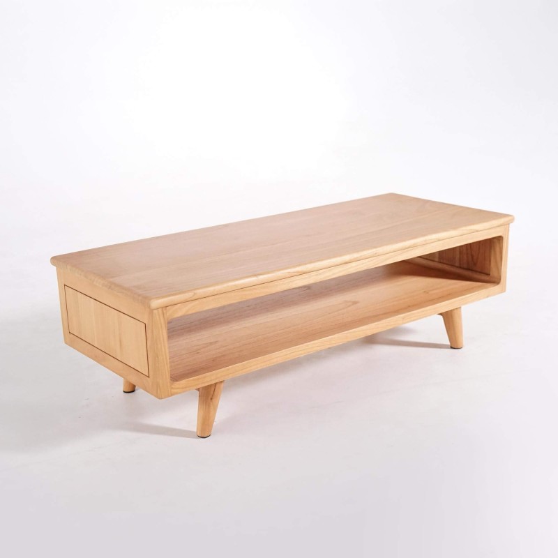 Table basse design en bois massif - Pragati