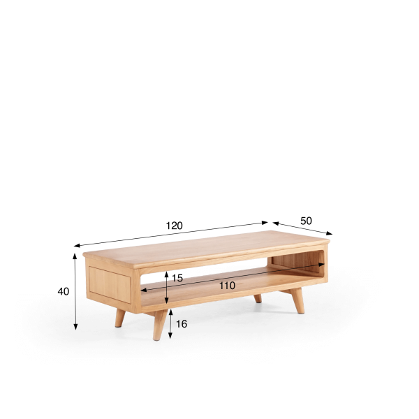 Table basse en bois massif - Pragati