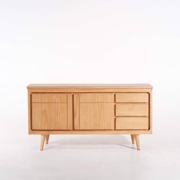 Buffet en bois massif 150 cm - Pragati